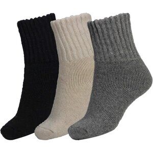 ❤️Socks for Women Winter Solid Thick Warm Socks Cozy Crew Socks